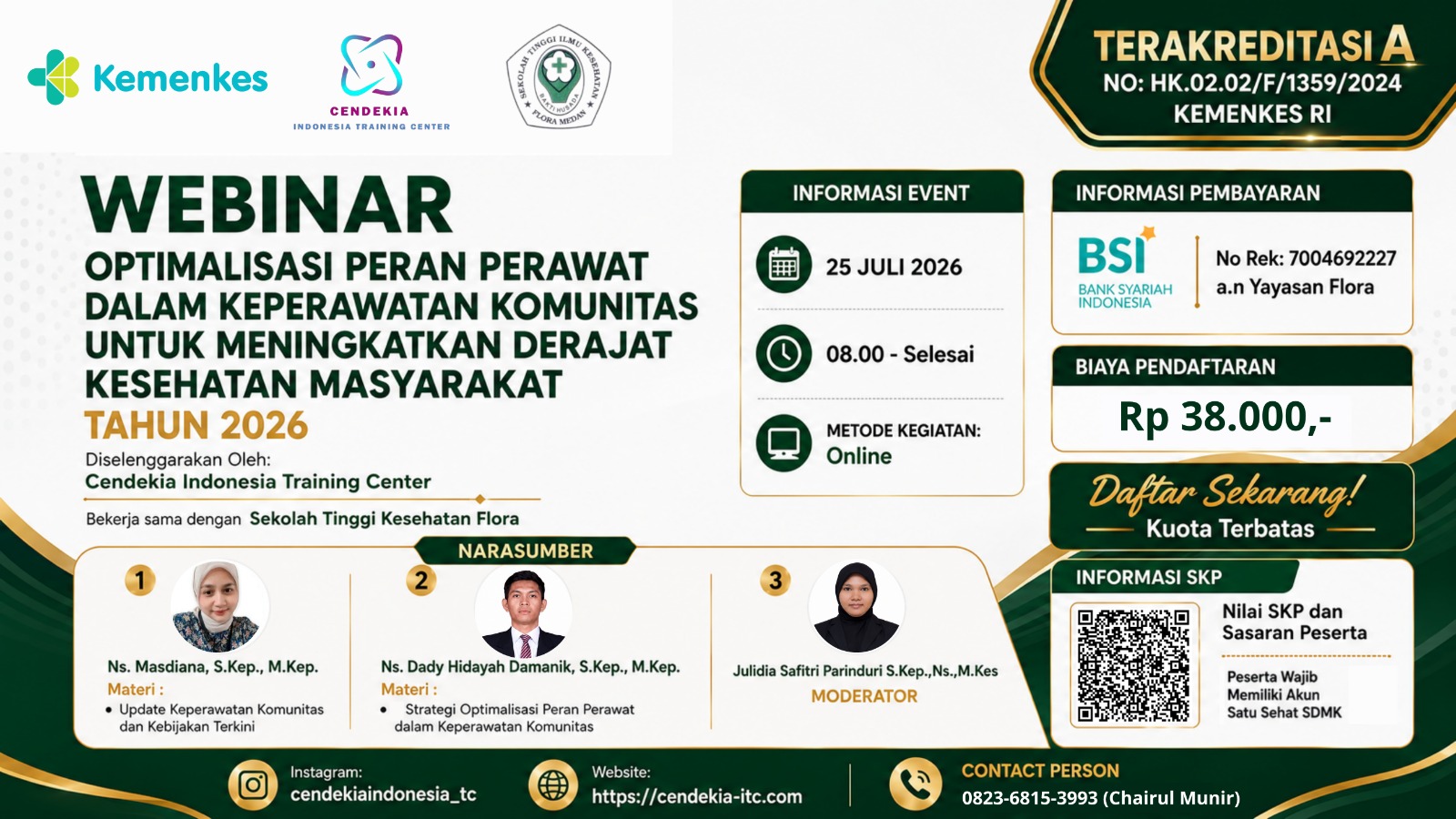 OPTIMALISASI PERAN PERAWAT DALAM KEPERAWATAN KOMUNITAS UNTUK MENINGKATKAN DERAJAT KESEHATAN MASYARAKAT TAHUN 2026 Angkatan 1