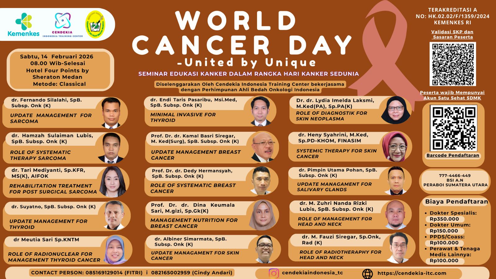 WORLD CANCER DAY - United by Unique Angkatan 1