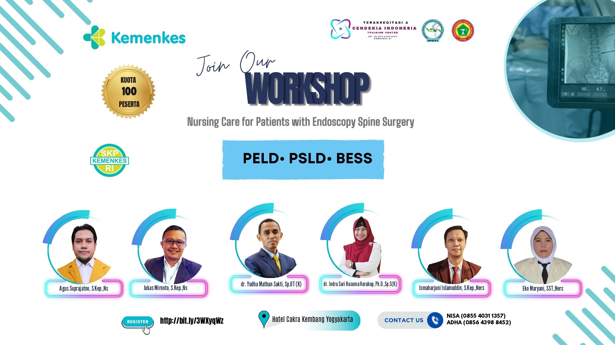 NURSING CARE FOR PATIENTS WITH ENDOSCOPY SPINE SURGERY
