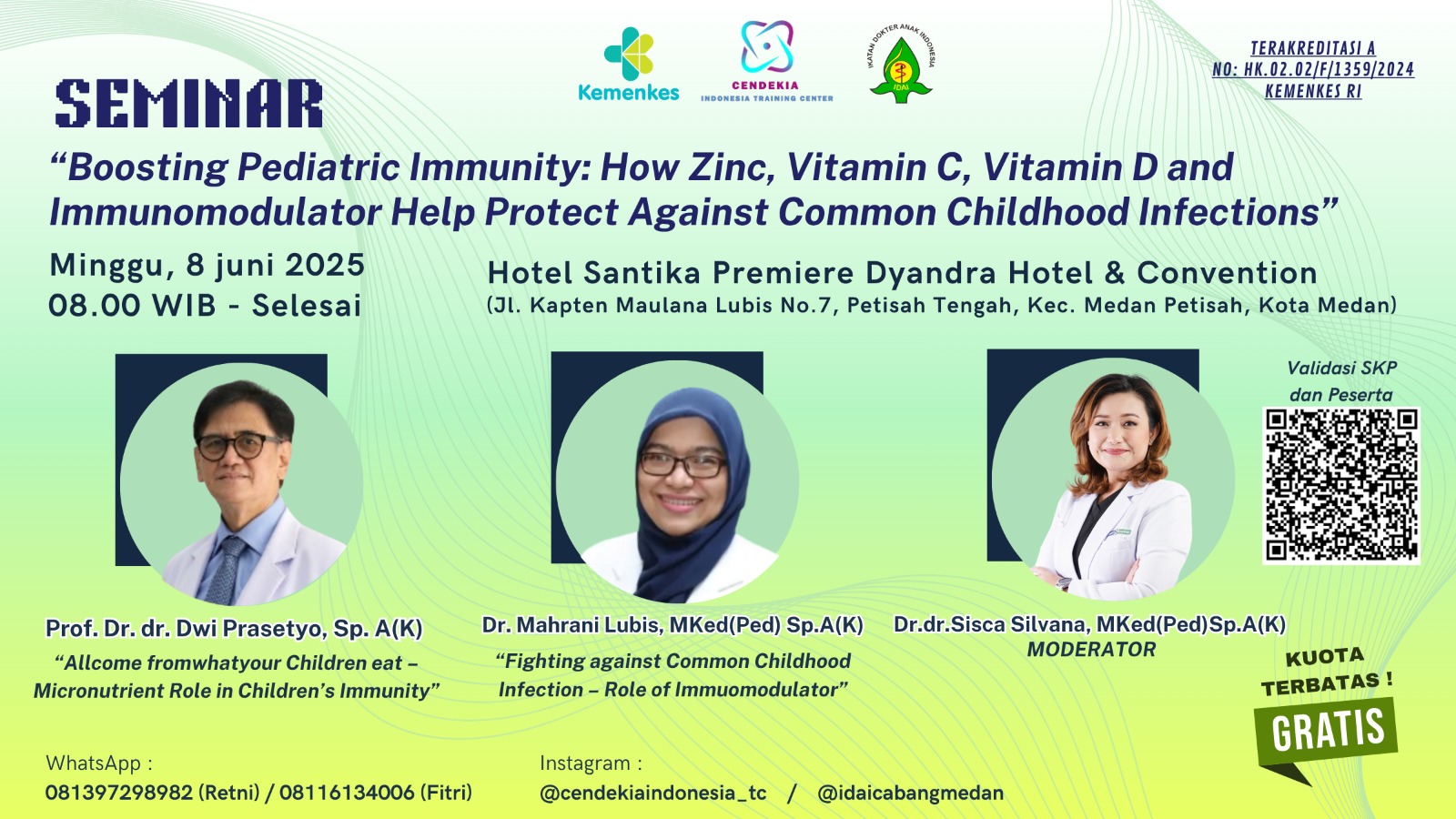 Boosting Pediatric Immunity: How Zinc, Vitamin C, Vitamin D and Immunomodulator Help Protect Against Common Childhood Infections Angkatan 1
