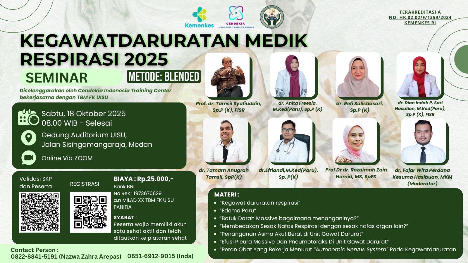 Kegawatdaruratan Medik Respirasi 2025 Angkatan 1