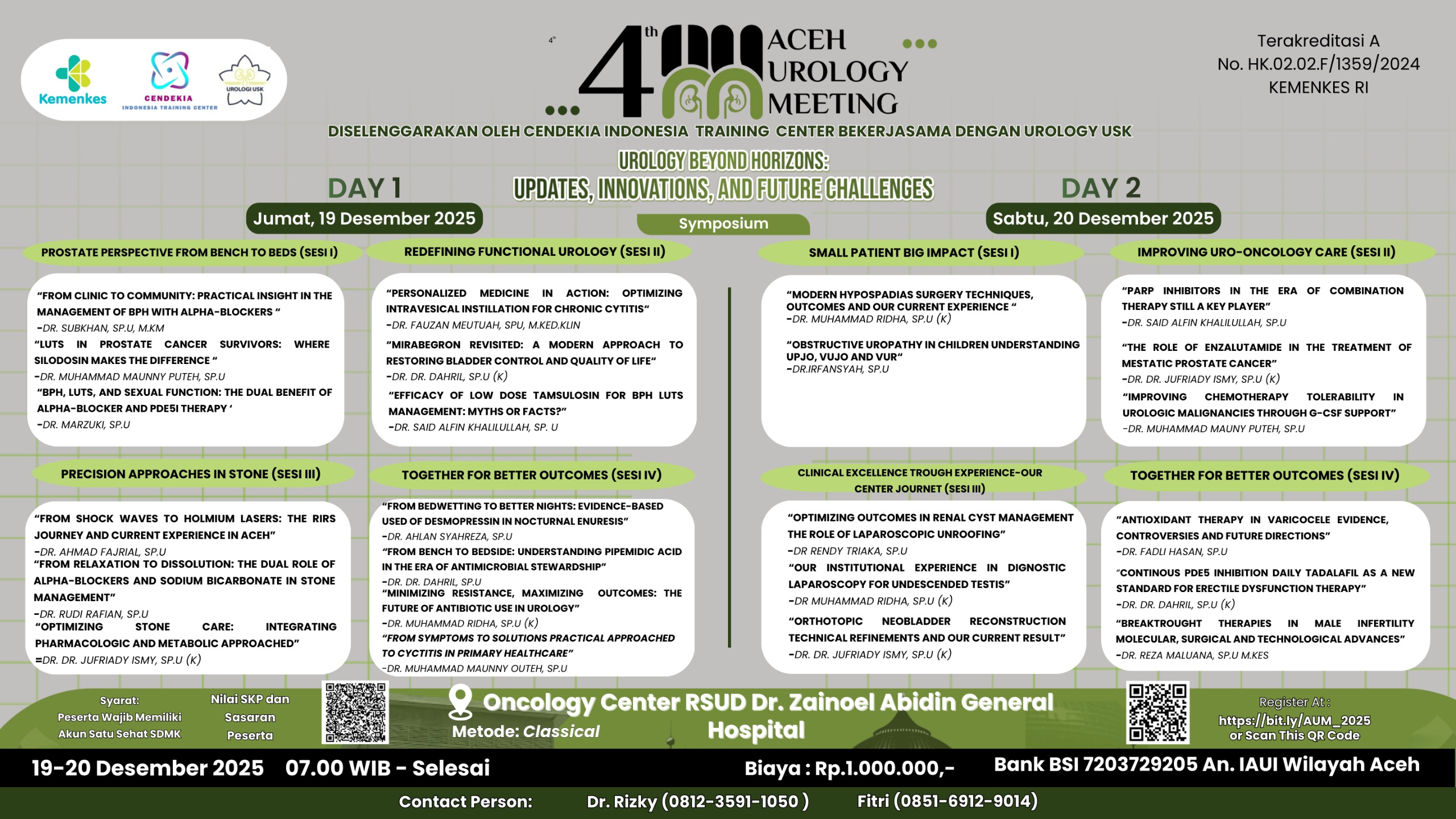 4th Aceh Urology Meeting Angkatan 1