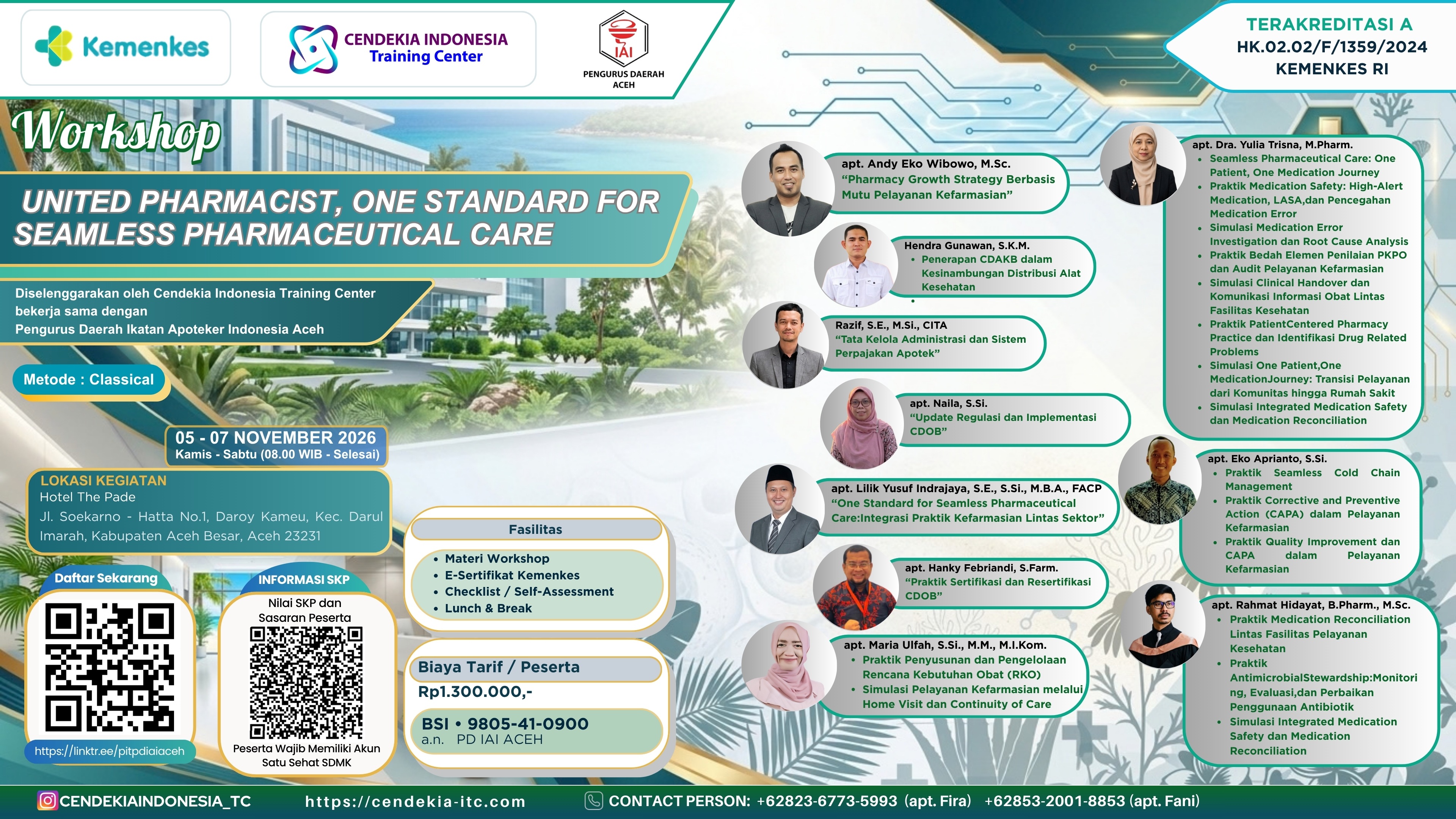 UNITED PHARMACIST, ONE STANDARD FOR SEAMLESS PHARMACEUTICAL CARE Angkatan 1