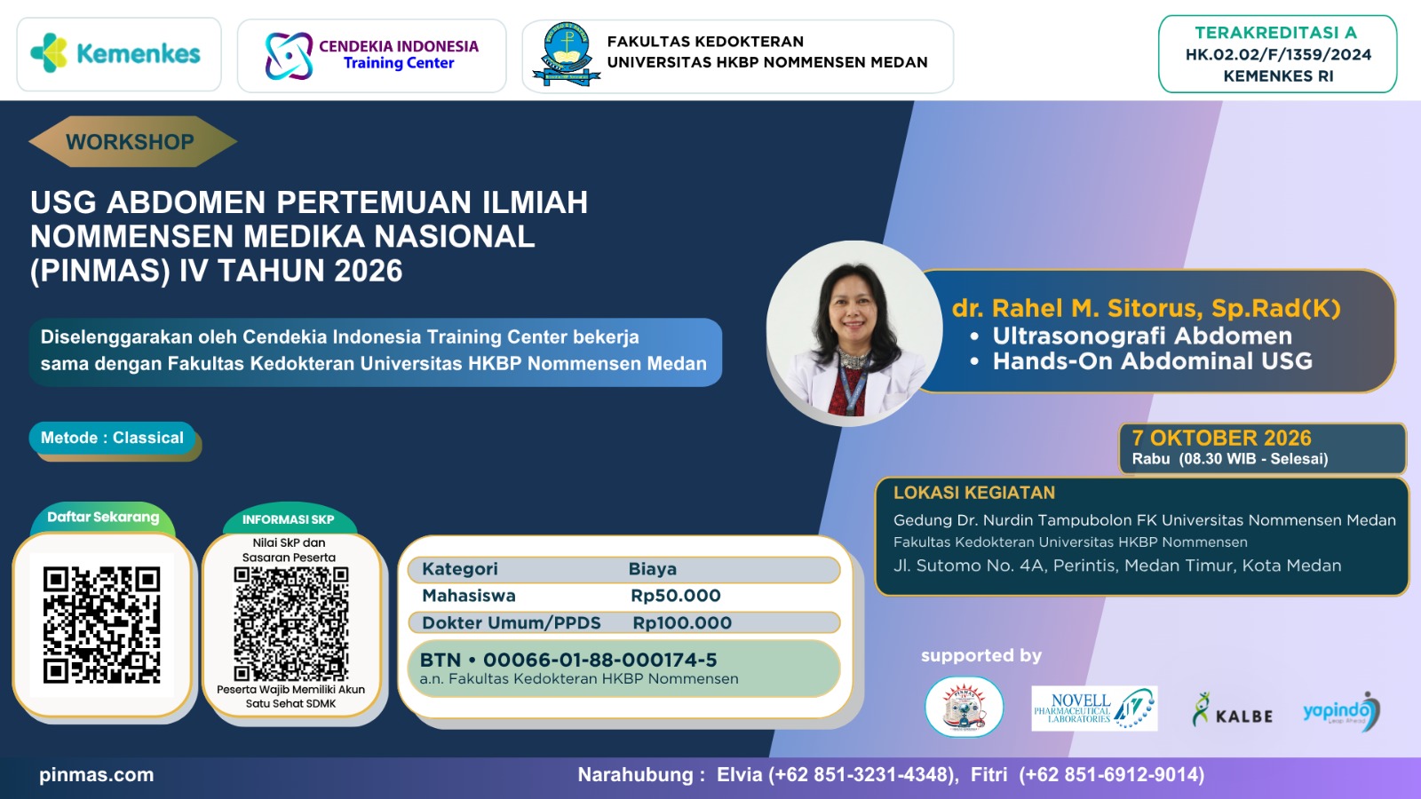USG ABDOMEN - PERTEMUAN ILMIAH NOMMENSEN MEDIKA NASIONAL (PINMAS) IV TAHUN 2026 Angkatan 1