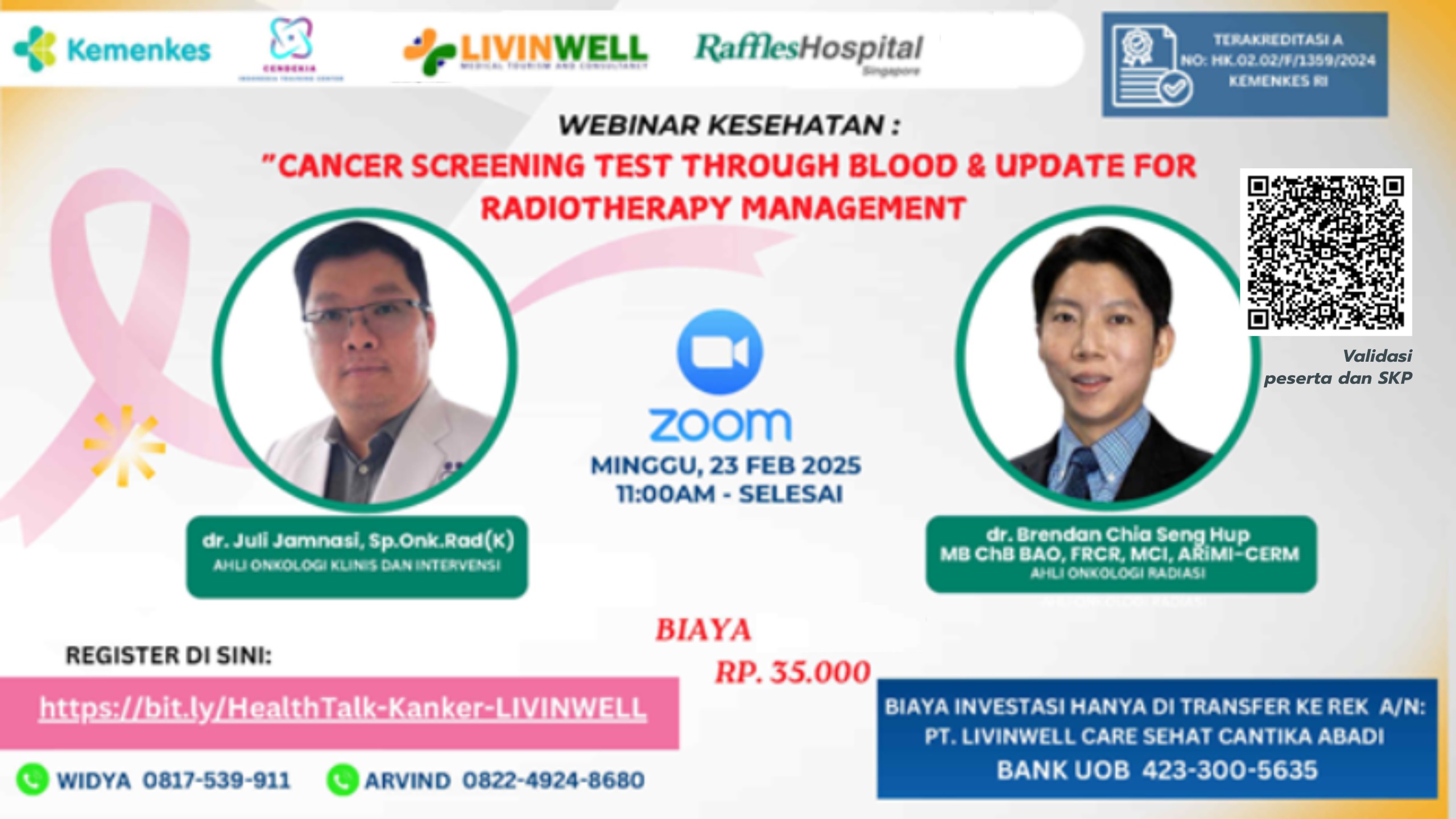 Hybrid Health Talk - Cancer Screening Test Through Blood  Recent Update for Radiotherapy Management