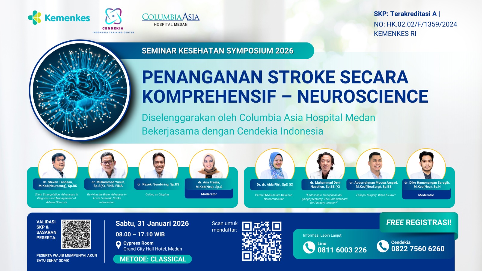 Seminar Kesehatan Symposium 2026 Penanganan Stroke Secara Komprehensif – Neuroscience Angkatan 1