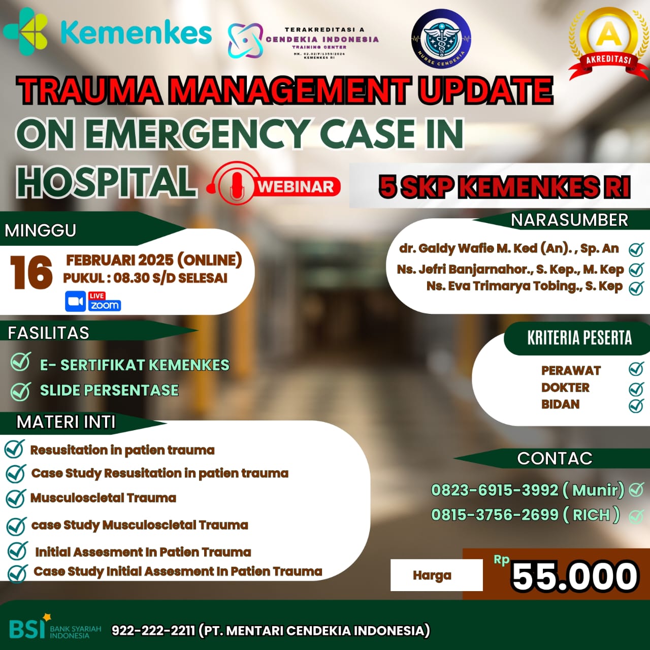 ASUHAN KEPERAWATAN PADA TRAUMA MANAGEMENT UPDATE ON EMERGENCY CASE IN HOSPITAL