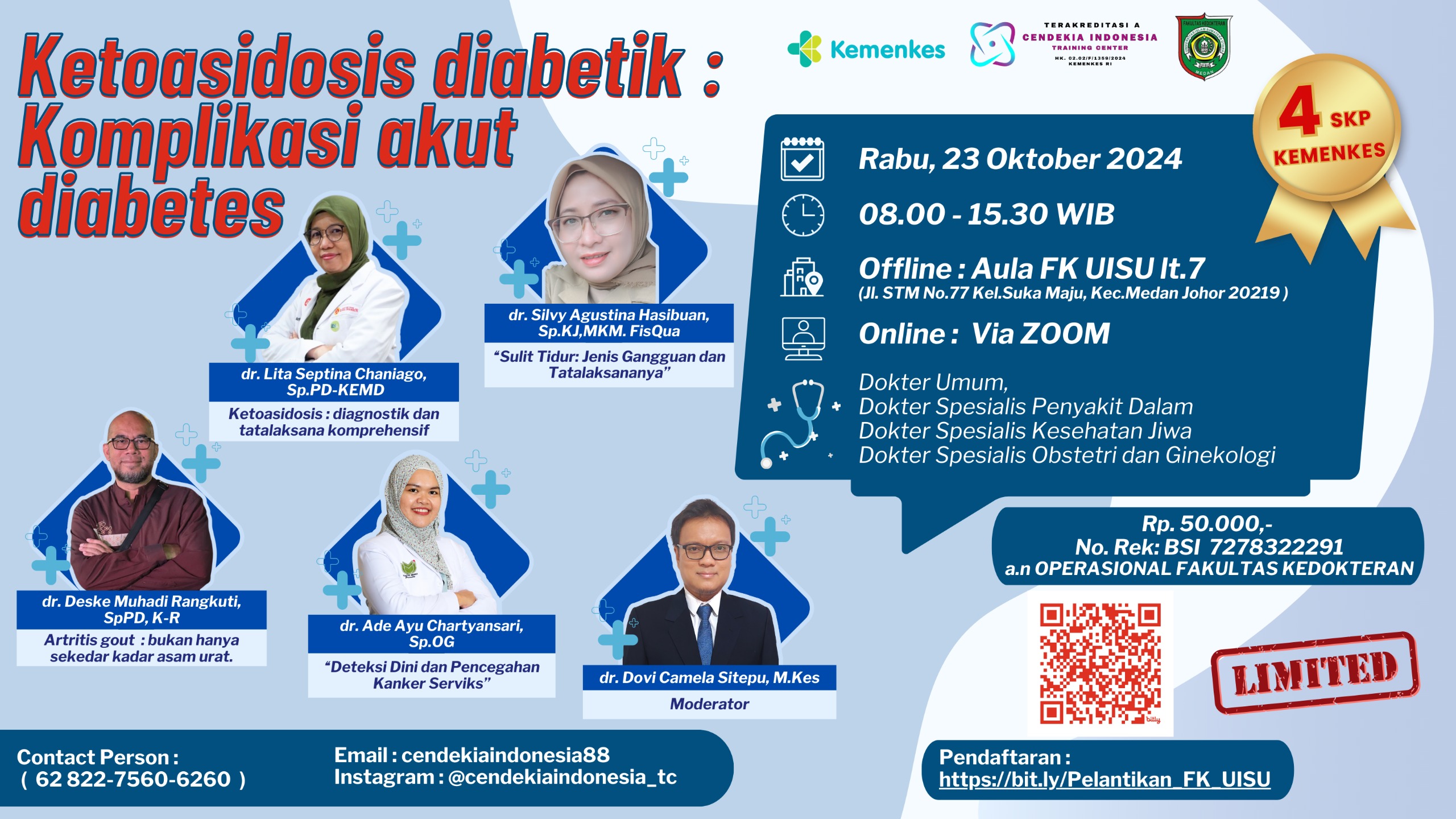 Ketoasidosis Diabetik Komplikasi Akut Diabetes - Symposium dan Pelantikan IKA FK UISU