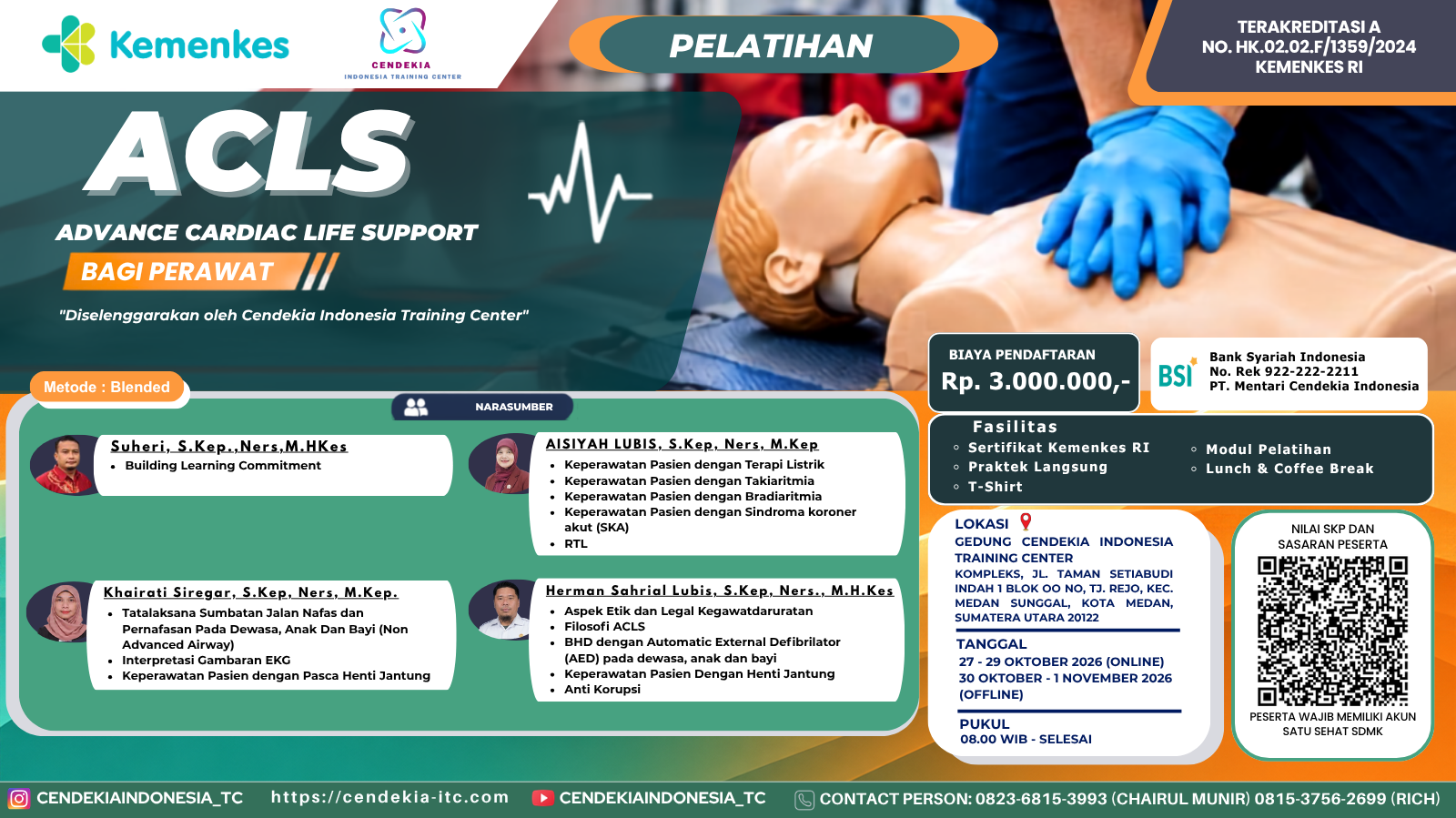 Pelatihan Advance Cardiac Life Support (ACLS) bagi Perawat Angkatan 4