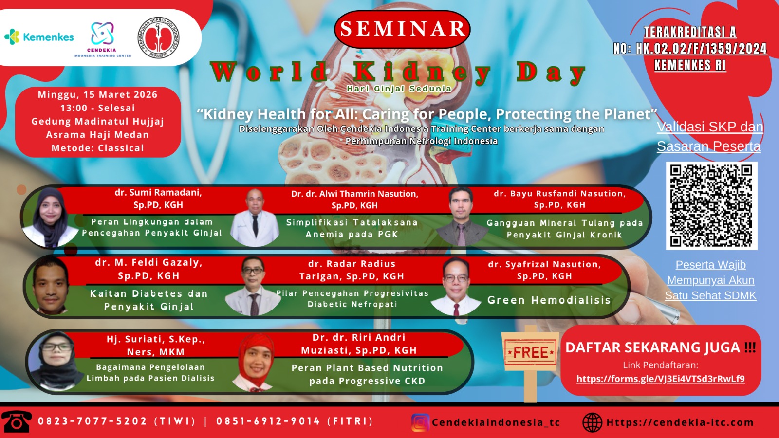 Hari Ginjal Sedunia 2026-Kidney Health for All Caring for People Protecting the Planet Angkatan 1