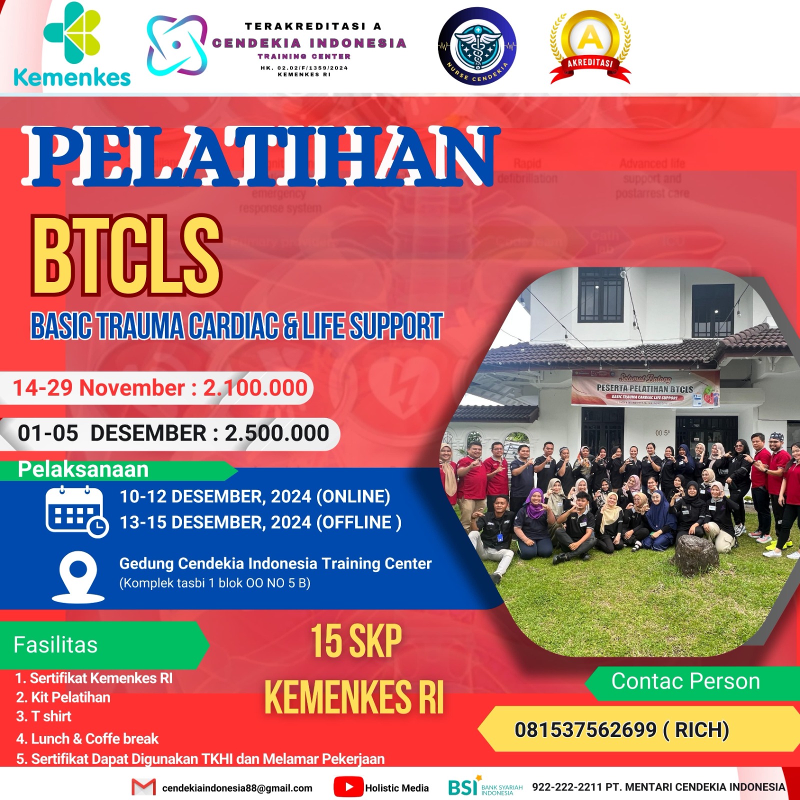 Basic Trauma Cardiac Life Support (BTCLS) Batch 5