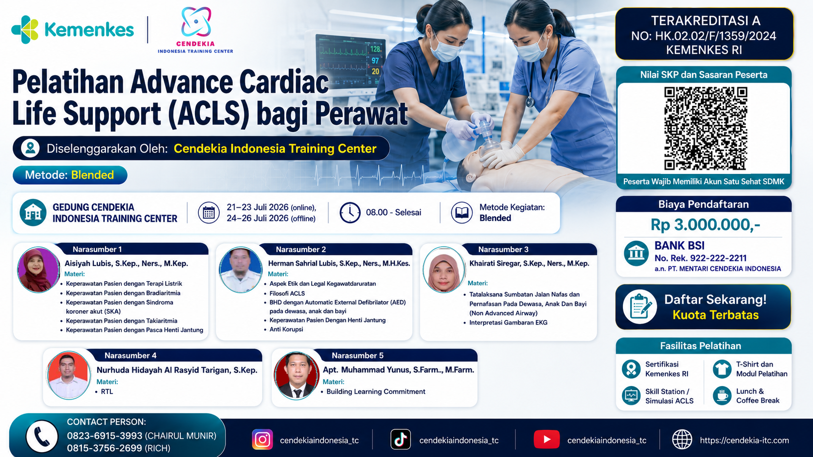 Pelatihan Advance Cardiac Life Support (ACLS) bagi Perawat Angkatan 2