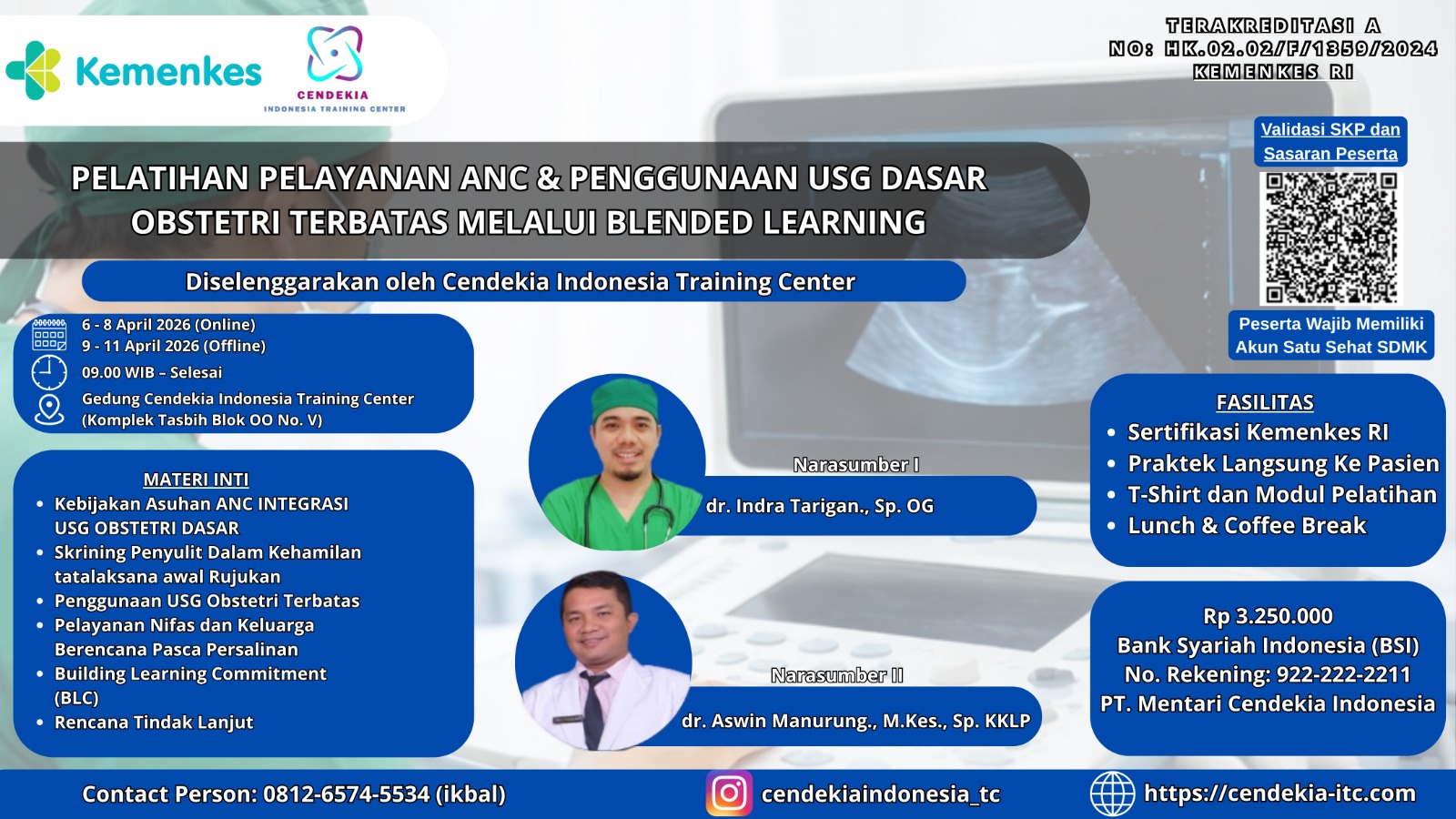 Pelatihan Pelayanan ANC dan Penggunaan USG Dasar Obstetri Terbatas Melalui Blended Learning Angkatan 10