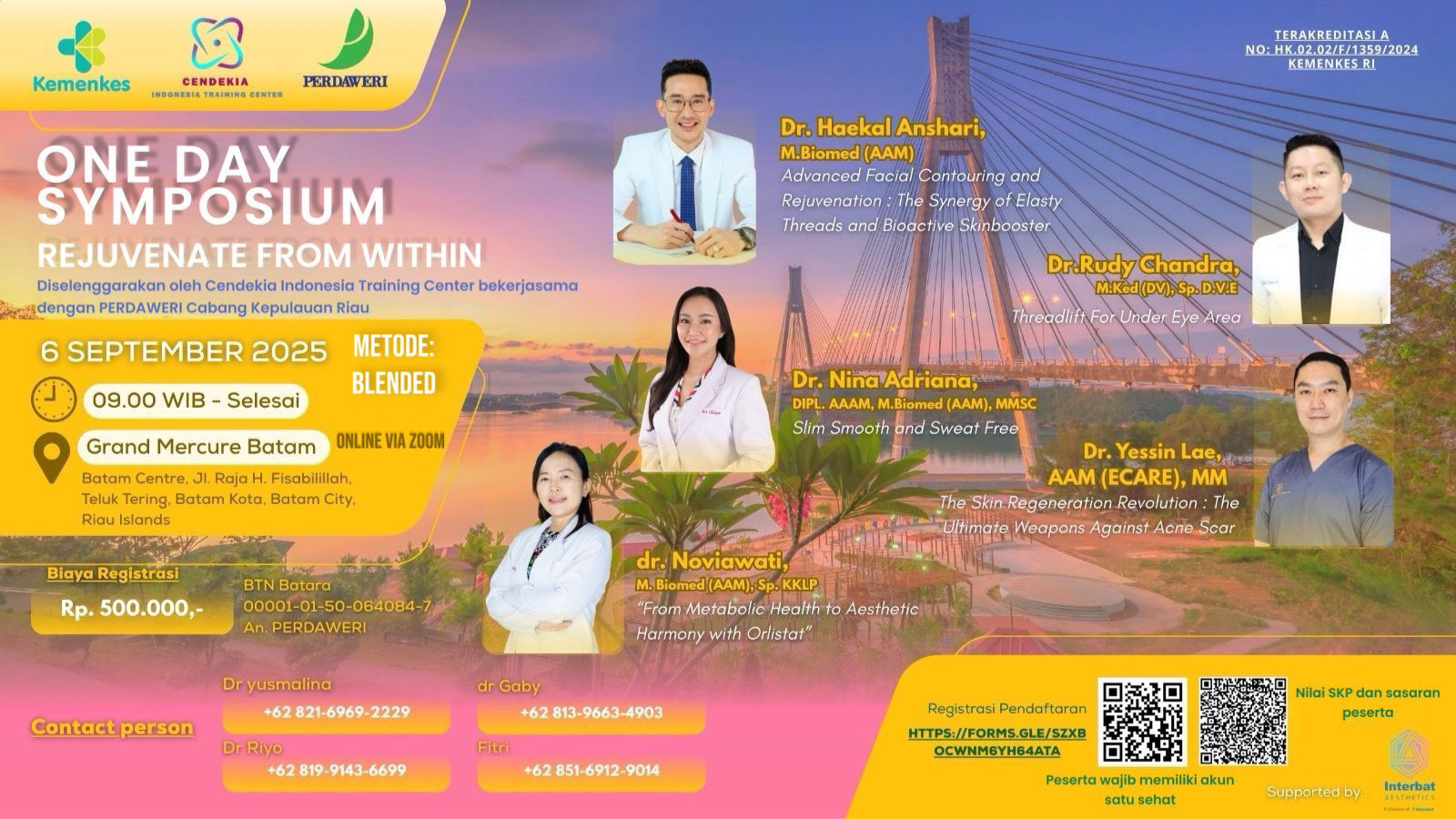 One day symposium Rejuvenate from within Angkatan 1