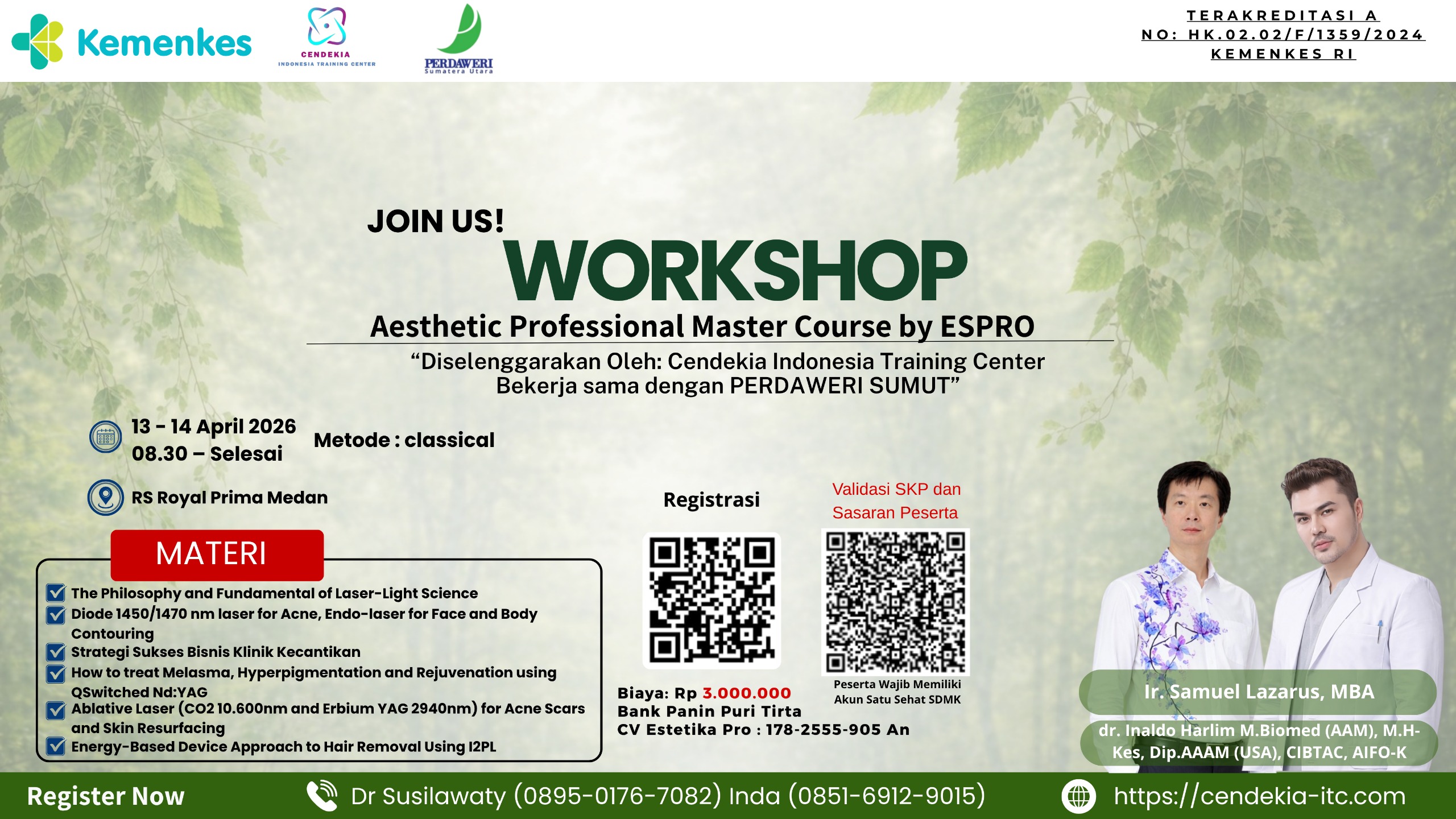 Workshop - Aesthetic Professional Master Course by ESPRO Angkatan 1