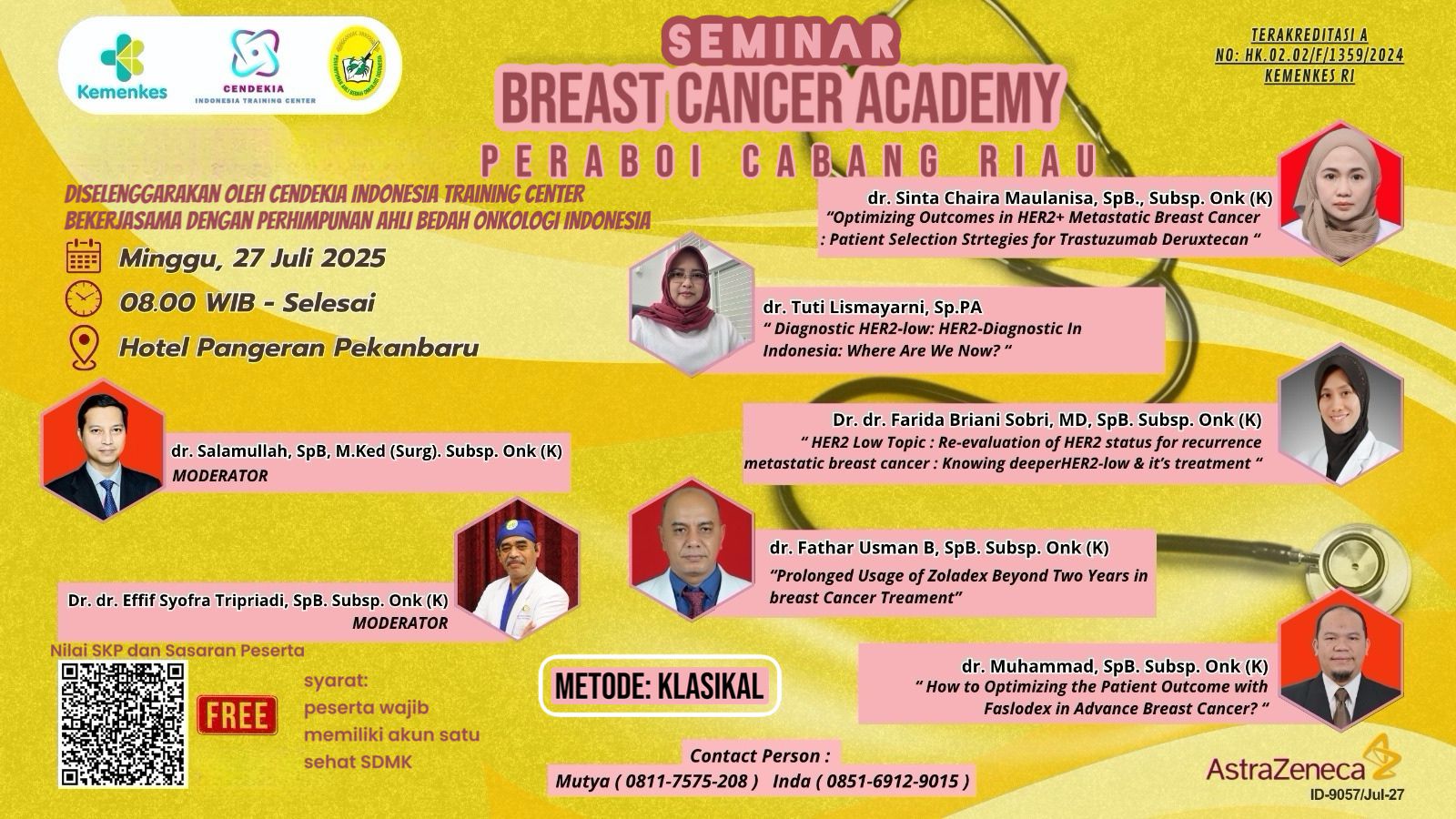 Seminar Breast Cancer Academy 2025 Angkatan 1