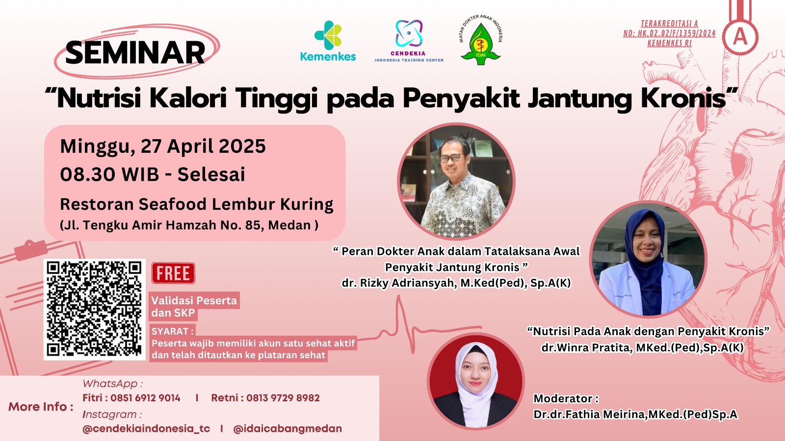 Nutrisi Kalori Tinggi pada Penyakit Jantung Kronis Angkatan 1