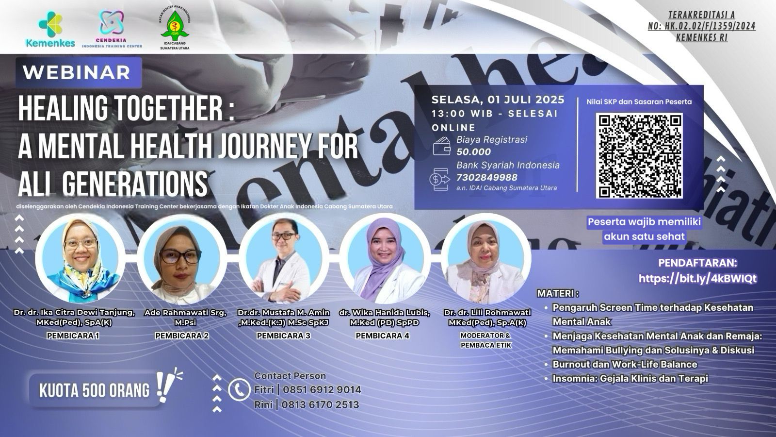 Healing Together : A Mental Health Journey for All Generations Angkatan 1